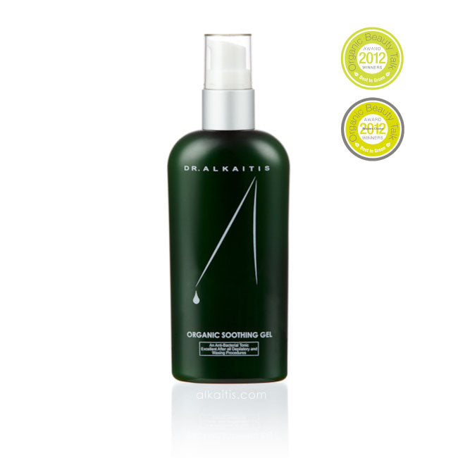 Multiple award winning Dr. Alkaitis organic Soothing Gel is deeply moisturizing and soothing daily treatment for even the most sensitive skin.