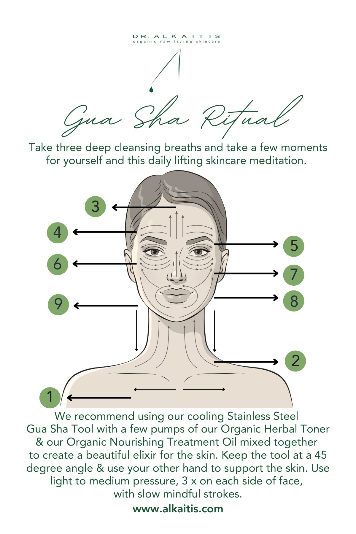 Gua Sha Tool - Dr. Alkaitis Organics