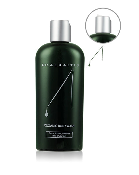 Dr. Alkaitis Organic Body Wash leaves skin soft and supple.